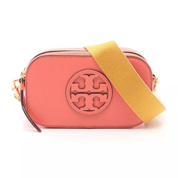 Tory Burch MILLER MINI CROSSBODY Shoulder Bag leather Pink NEW Women 1 - Picture 1 of 6